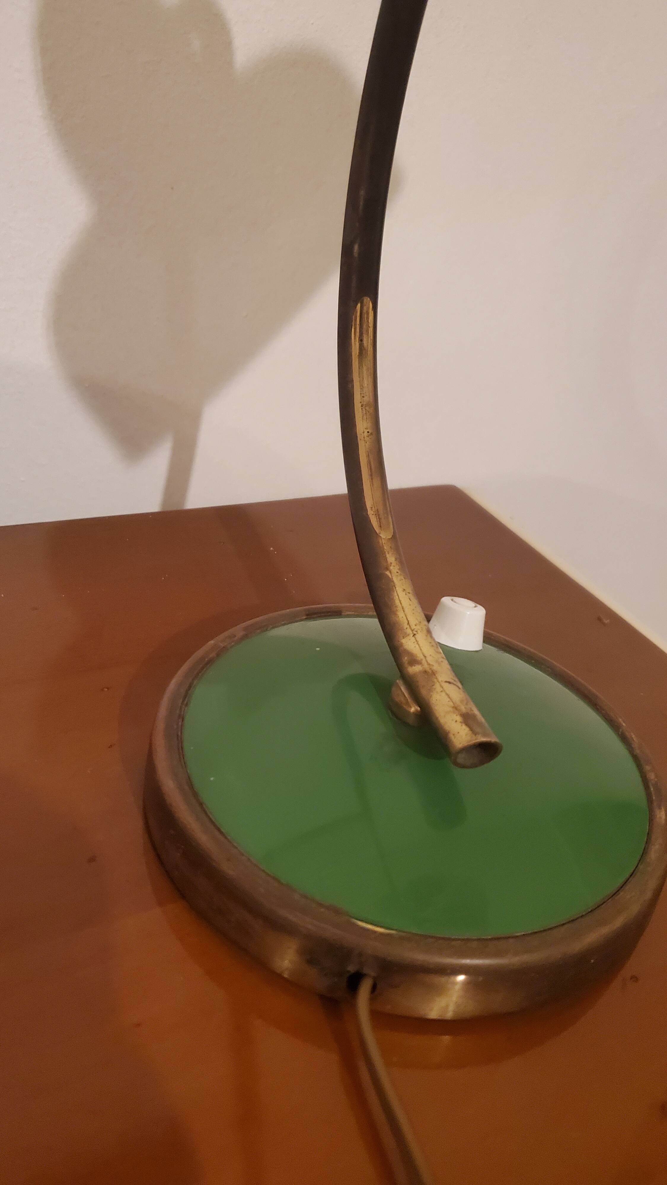 Bedside lamp, vintage table