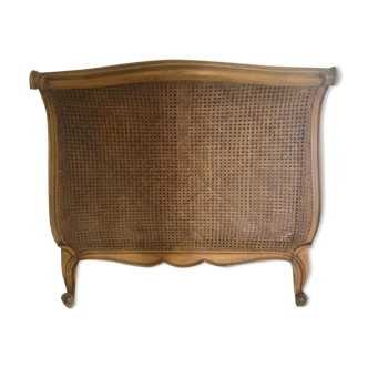 Rattan canning headboard