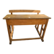 Old wooden schoolboy desk