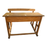 Old wooden schoolboy desk