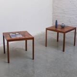 Pair of side tables in rosewood by Wilhelm Renz, 1960s