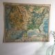 Vintage school map United States N°33 Editions Hatier by M.Peyre