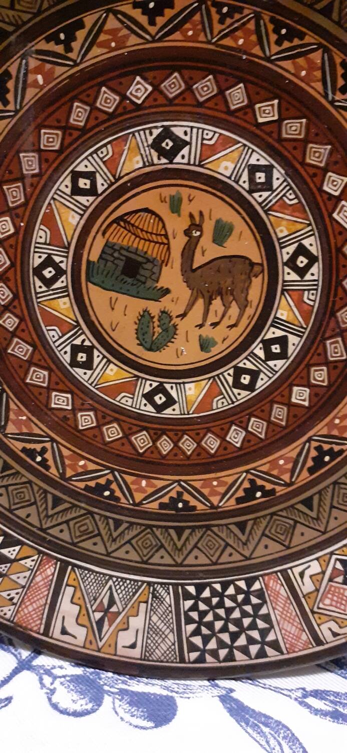 Moroccan craft plate