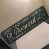 Painted advertising sheet metal for automobilia