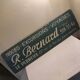 Painted advertising sheet metal for automobilia