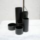 Vintage black desk lamp with pencil holder