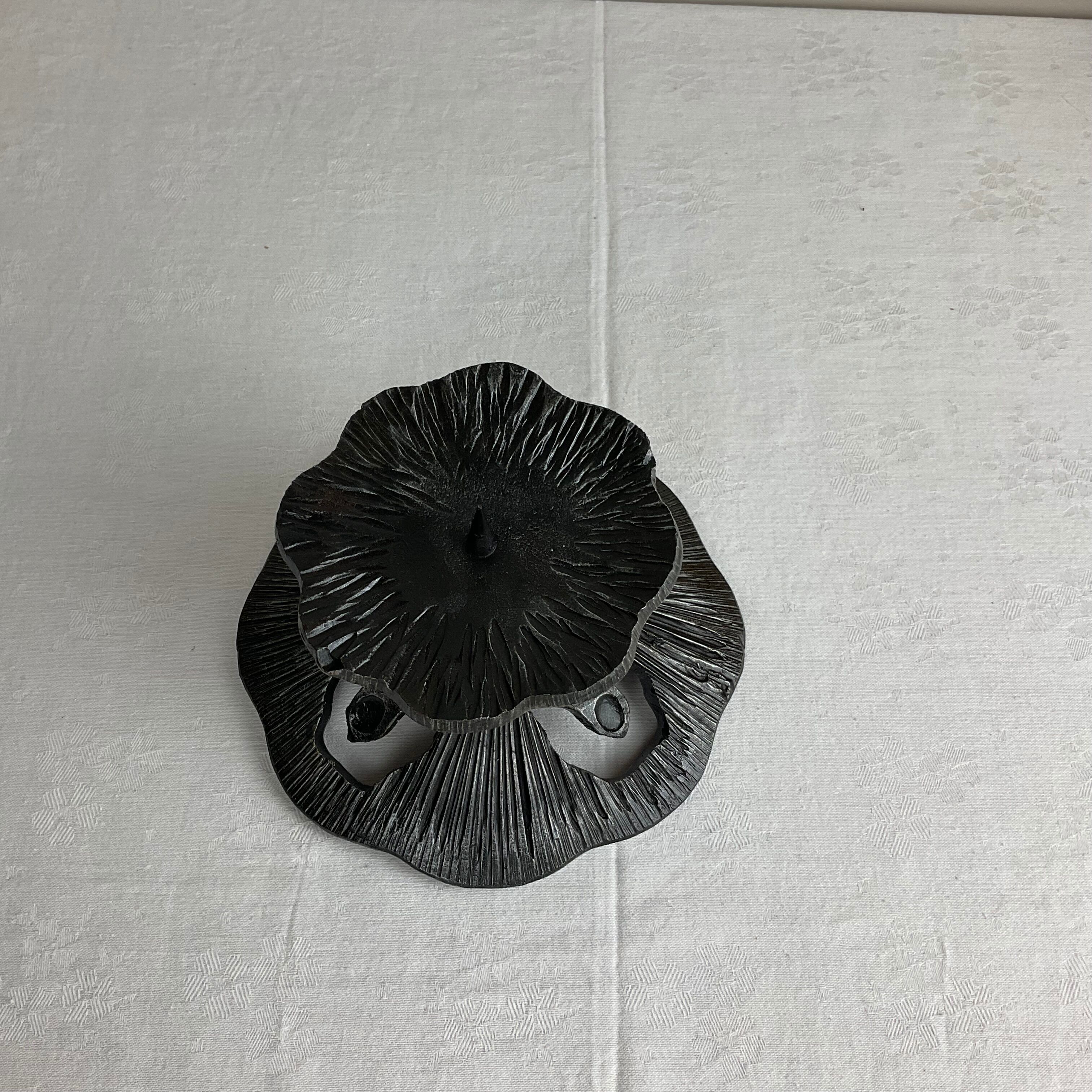 Very massive brutalist style candle holder