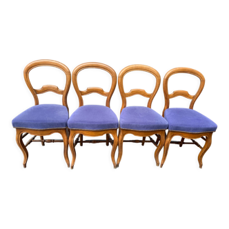 4 Louis Philippe chairs