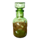 green bubbled glass carafe from the 70s