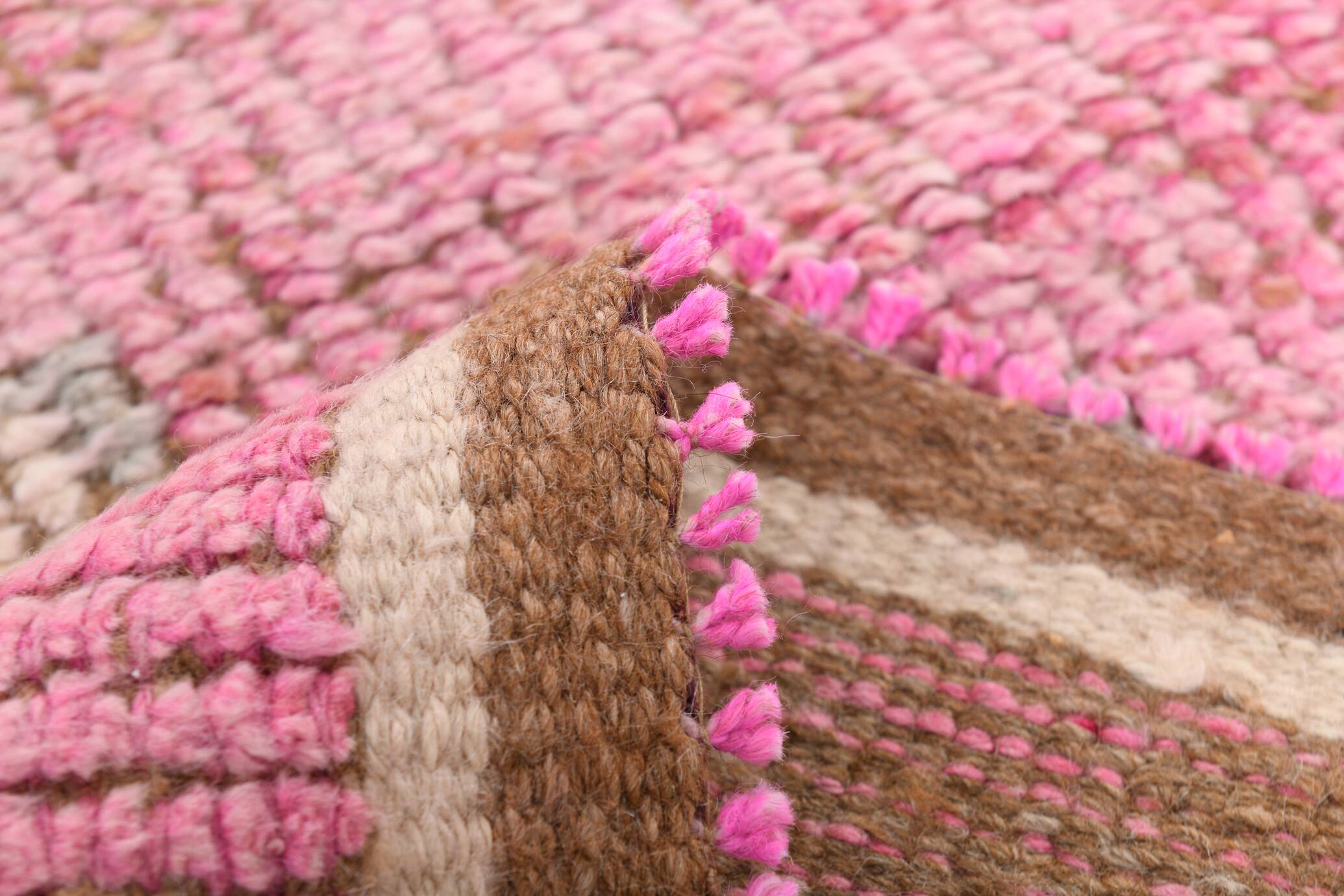 Tapis de couloir oriental vintage rose clair 3x10, 87x310 cm