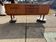 Enfilade Jentique in golden teak, brown wood, 1960s design large mid-century sideboard.