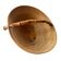 Sculptural basket by Pieter van Gelder – turned wood & bamboo handle