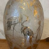 Vase decorated with birds