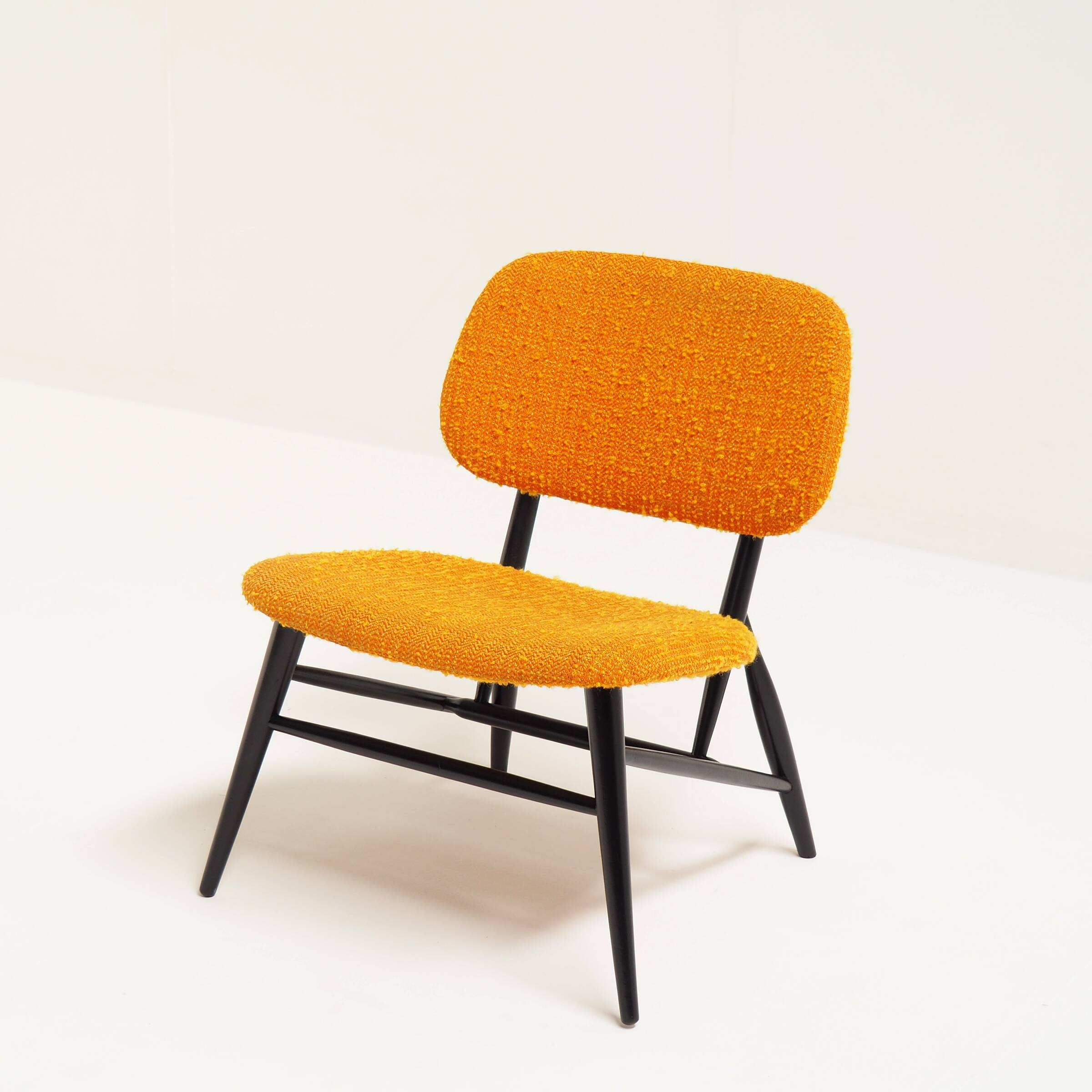 Scandinavian Lounge Chair from the Mid-1950s with a Stunning Frame