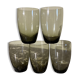 Vintage smoked glass
