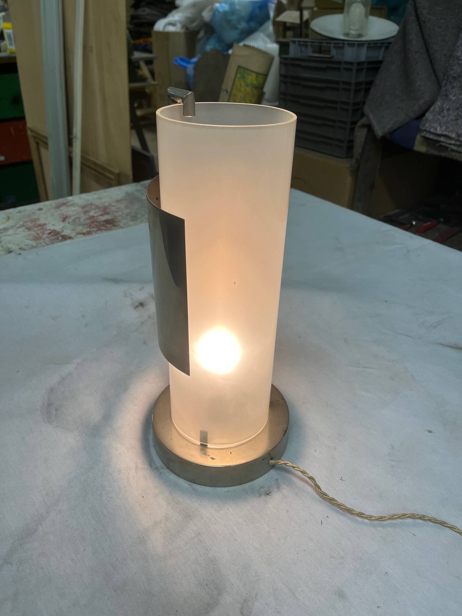 "Aga Khan" luminaire by René Herbst