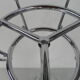 Standing chrome-plated Tubax coat rack