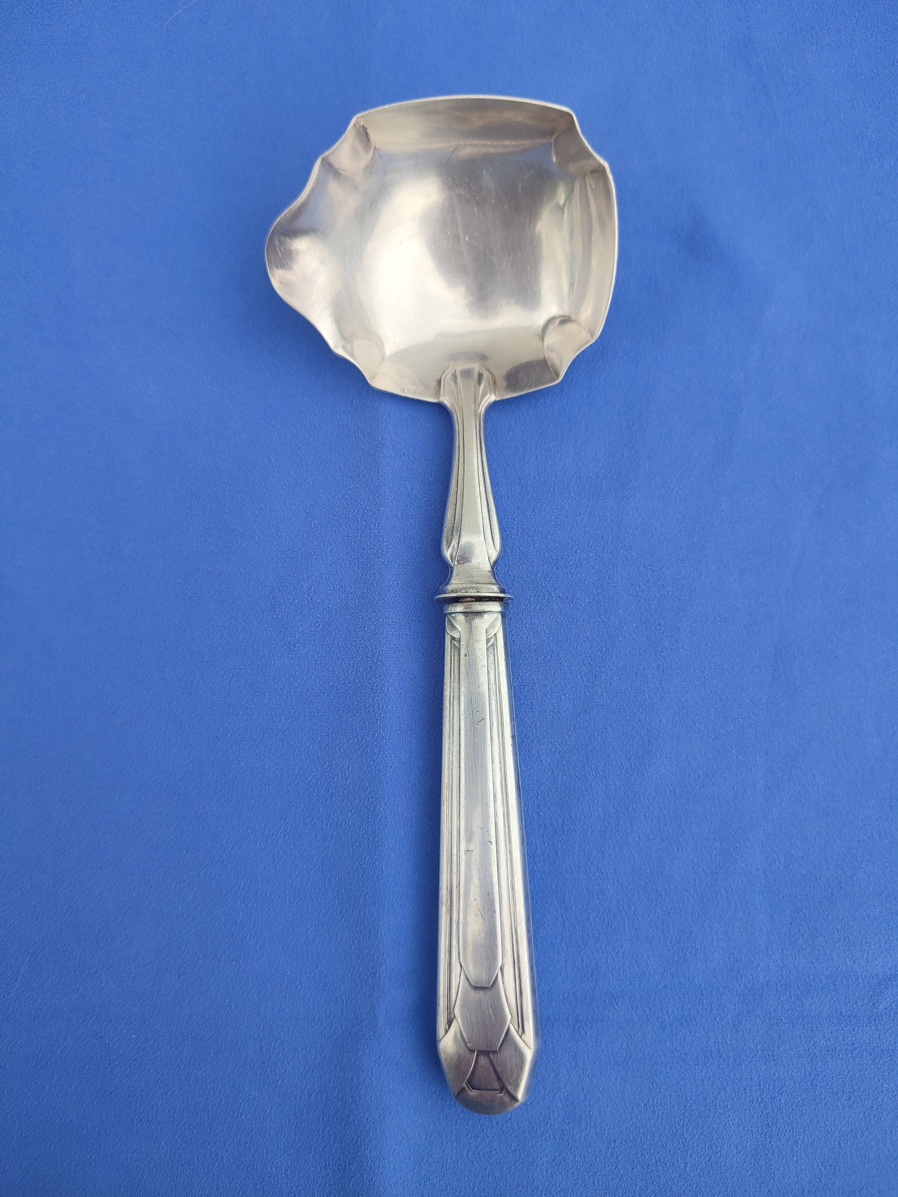 Louche Cuillère à sauce Art déco 1940
