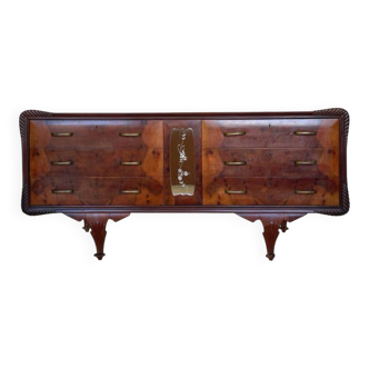 An art deco Italian chest of drawers, Italy 1940s/1950s