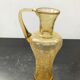 Former Carafe Glass Blown Yellow Cracked - Anse Decoration Vintage Kitchen