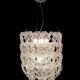 Murano glass chandelier by Angelo Mangiarotti Vistosi production