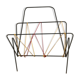 Magazines holder in scoubidou, 60s