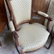 Louis XVI period cabriolet armchair