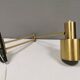 Horisont wall lamps in brass, designed by Jo Hammerborg in 1969, for Danish Fog&Mørup.
