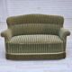 1960s, Danish 2-seater sofa, original furniture velour, beech wood.