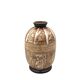 Louis Auguste Dage, Art Deco unique ceramic vase, France 1930