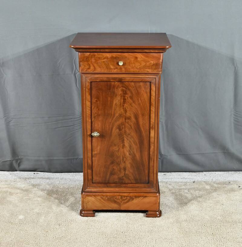 Mahogany Bedside Table, Restoration style – 2nd part 19th century