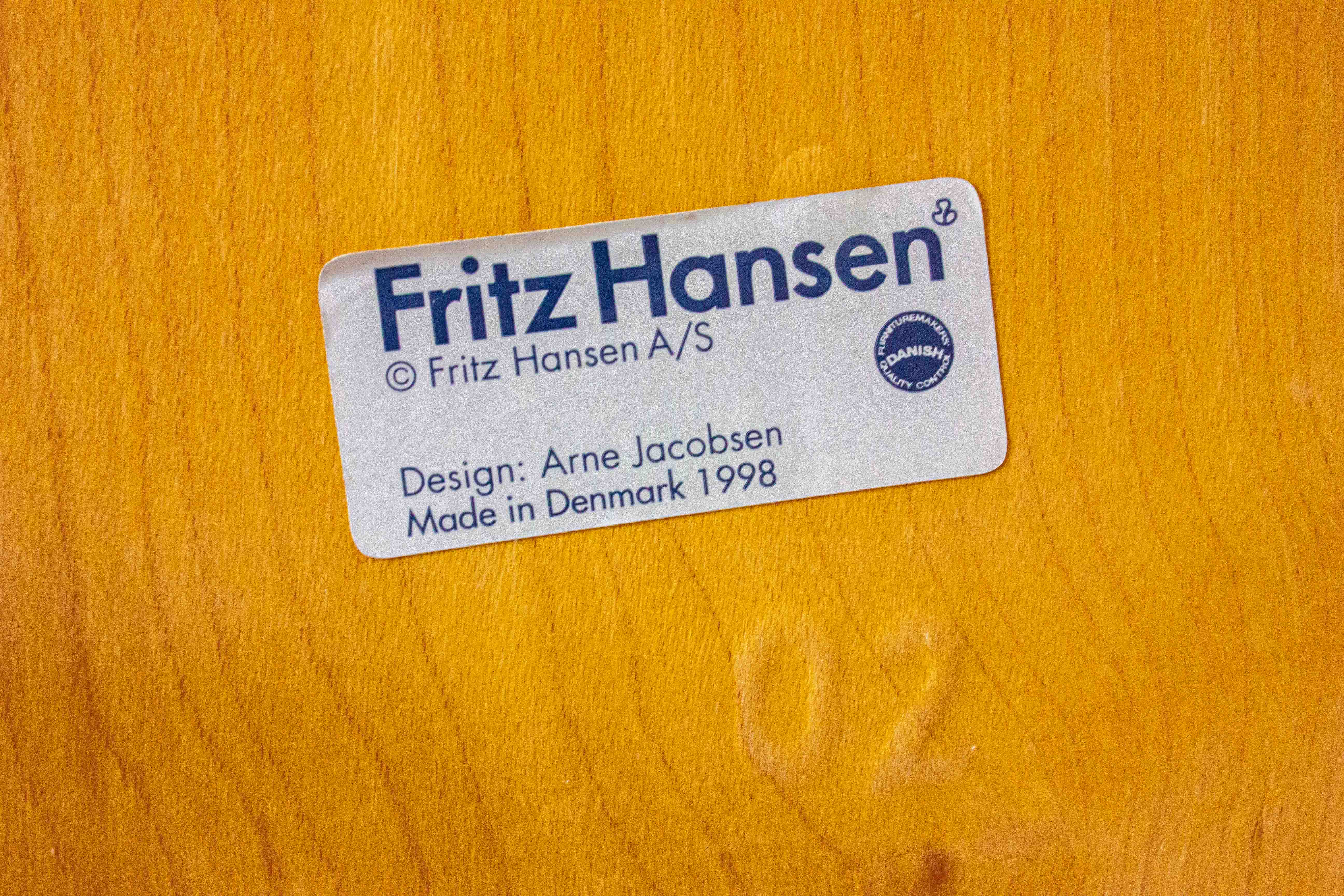 Special set of 5 Ant chairs by Fritz Hansen