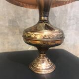 Hand Carved Antique Metal Lamp