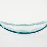 Crystal platter, Danish design, 1960s, manufactured by Royal Copenhagen