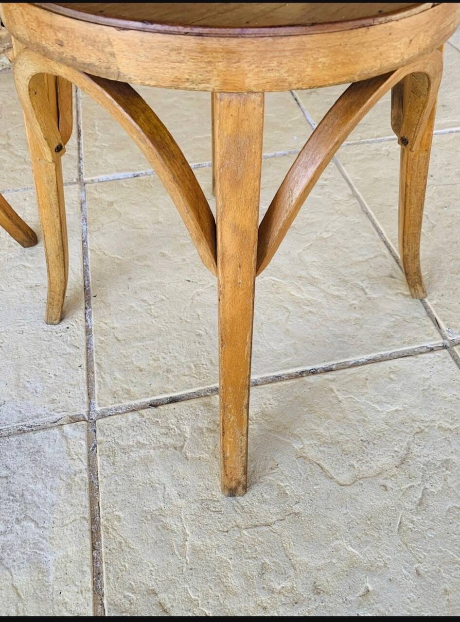 Pair of Vintage Baumann Stools, Model 92, Circa 50s/60s