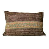 Cushion cover in old Berber blanket.