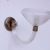 Vintage Venini Wall Murano Glass Light, 1960