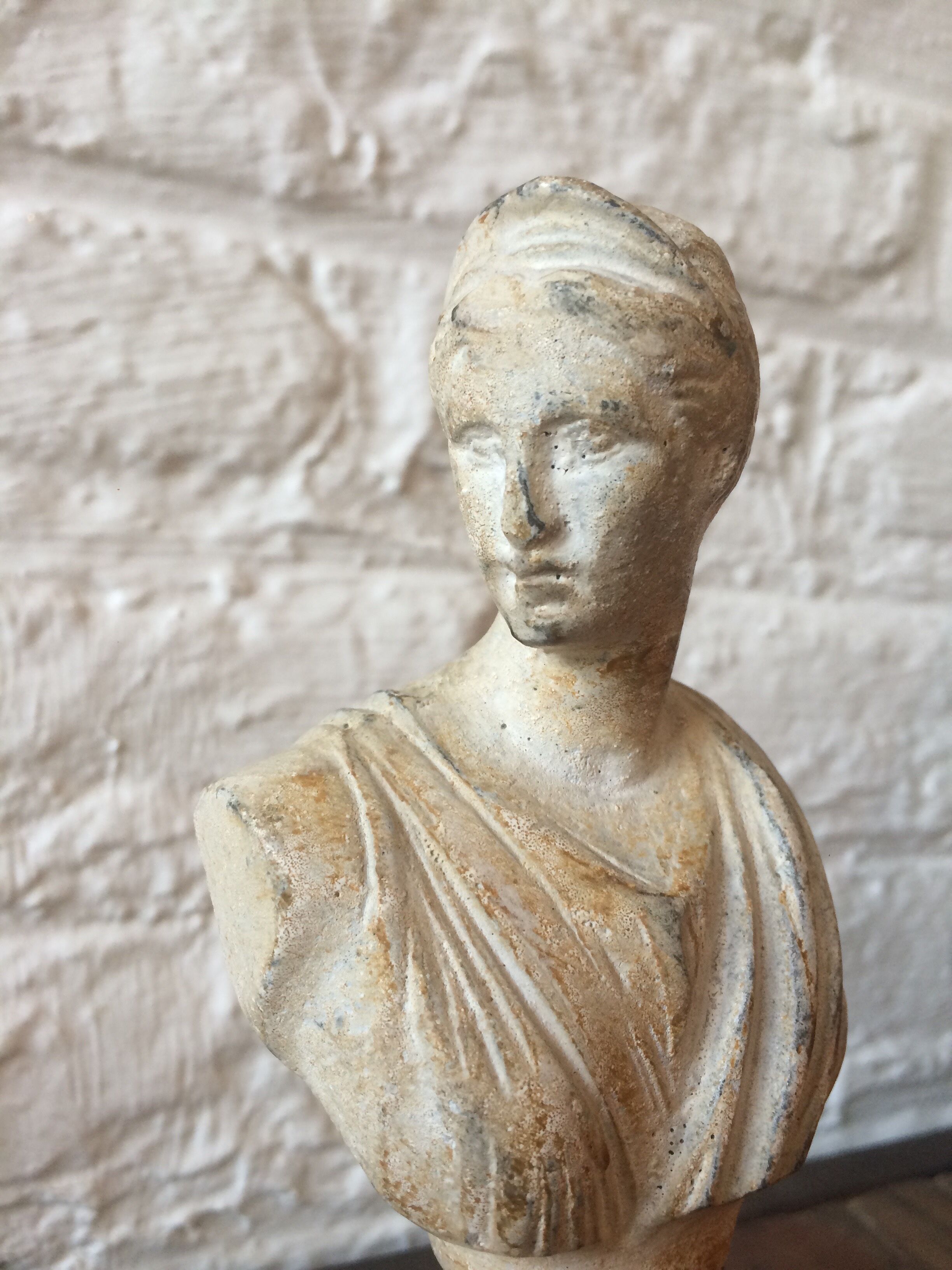 Ancient plaster bust