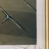 Lithograph salvator dalli - after surrealist composition - signed proof d
