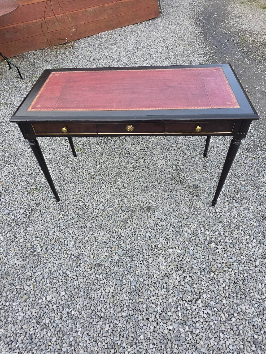 Louis XVI style mahogany desk from the 20th century.