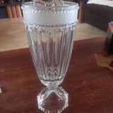 White crystal vase