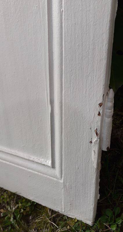 Small cupboard door 61.5x63.5cm old hardware