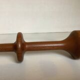 Large Scandinavian teak wood candle holder