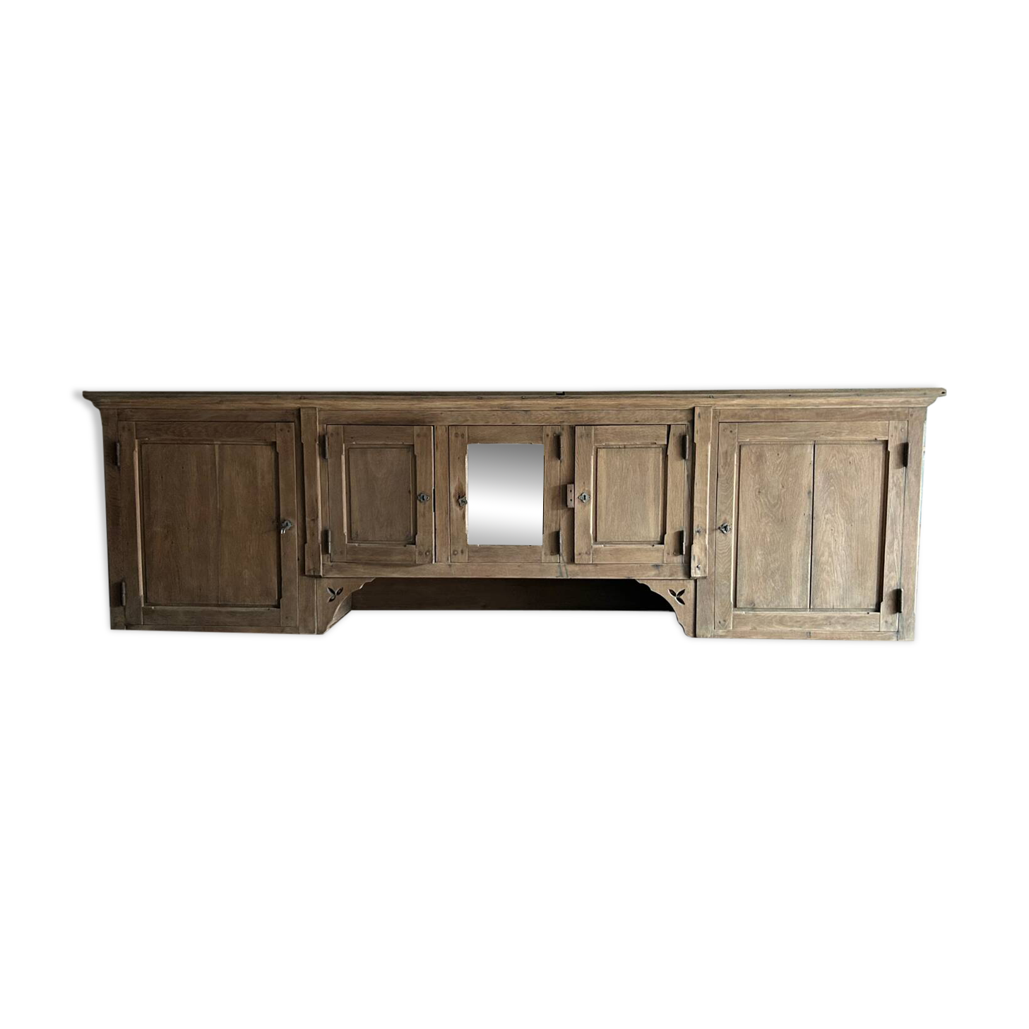 Antique oak dresser top