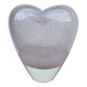 Heart-shaped bubble glass vase from the 1960s.