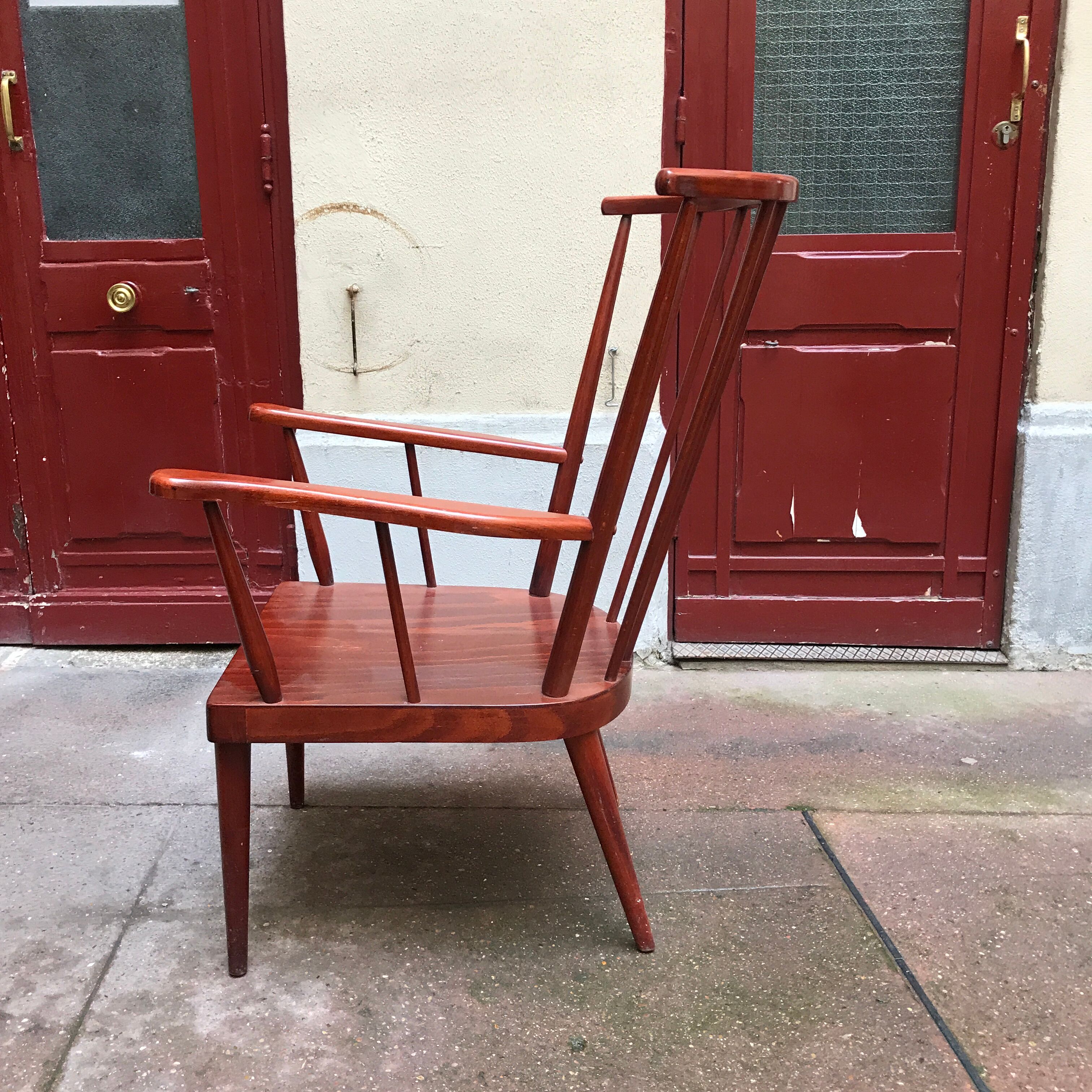 Baumann eventail armchair