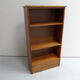 Vintage oak open bookcase