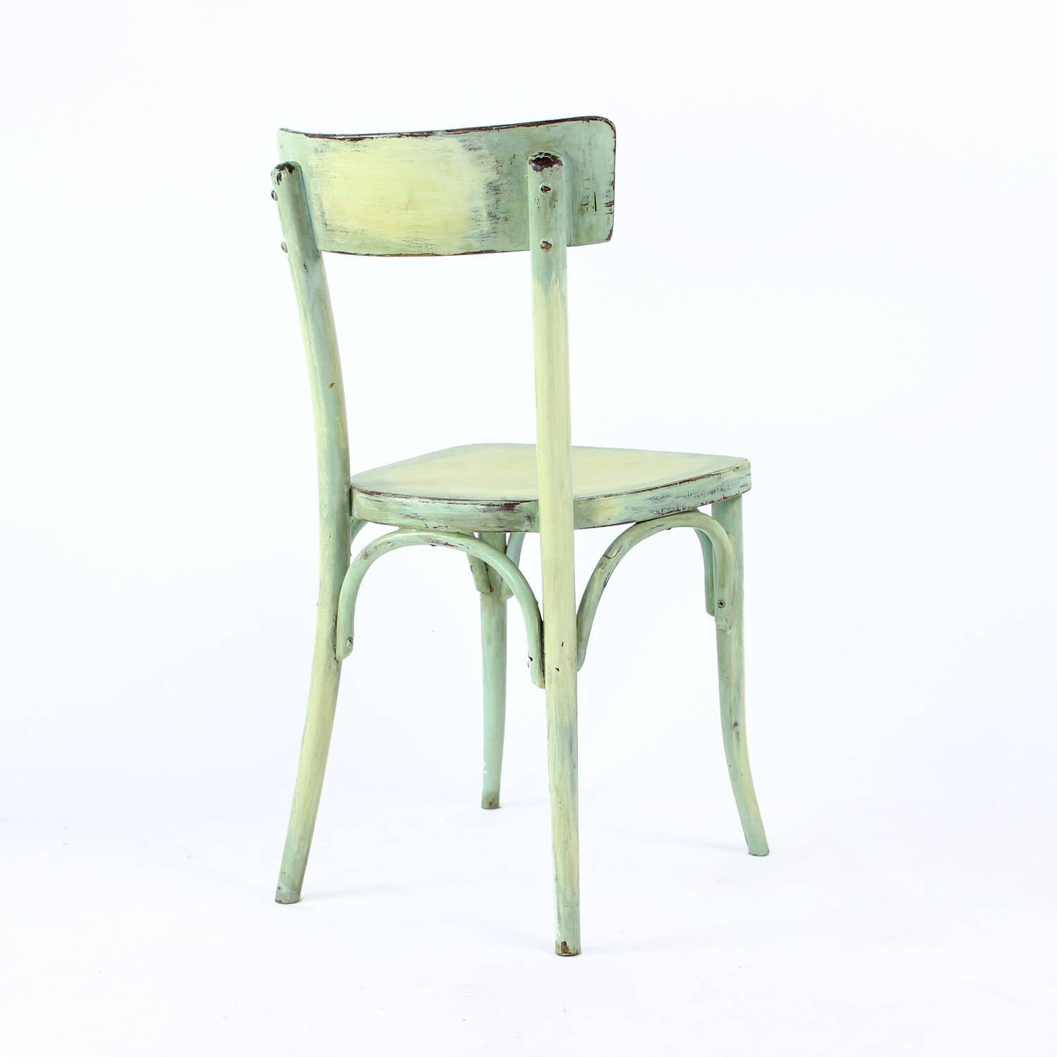 Vintage wooden dining chair, Czechoslovakia 1950s