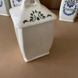 Set of 6 old spice jars