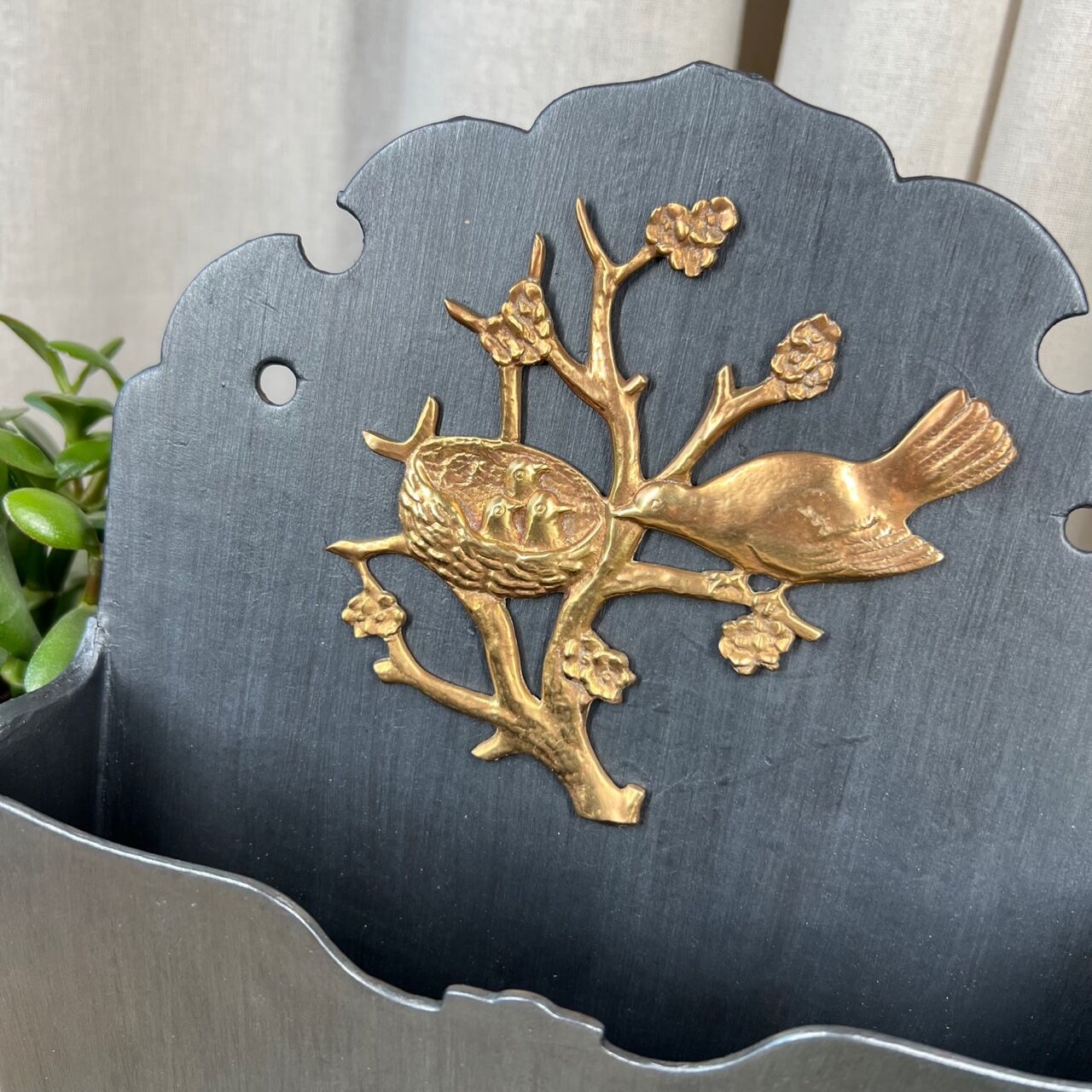 Wall-mounted mail rack "The Three Sisters"